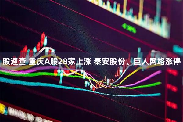 股速查 重庆A股28家上涨 秦安股份、巨人网络涨停